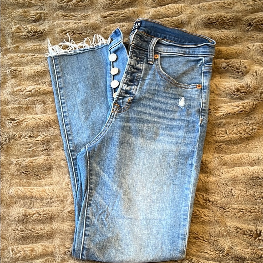 Women's Blue Jeans Gap size 2 skinny jeans